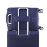 Stackit strap of iris blue Samsonite Ascentra Spinner Carry-On