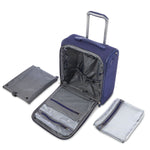 Removable accessories of iris blue Samsonite Ascentra Underseater