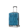 Front of turquoise Samsonite Prestige NXT Spinner Carry-On