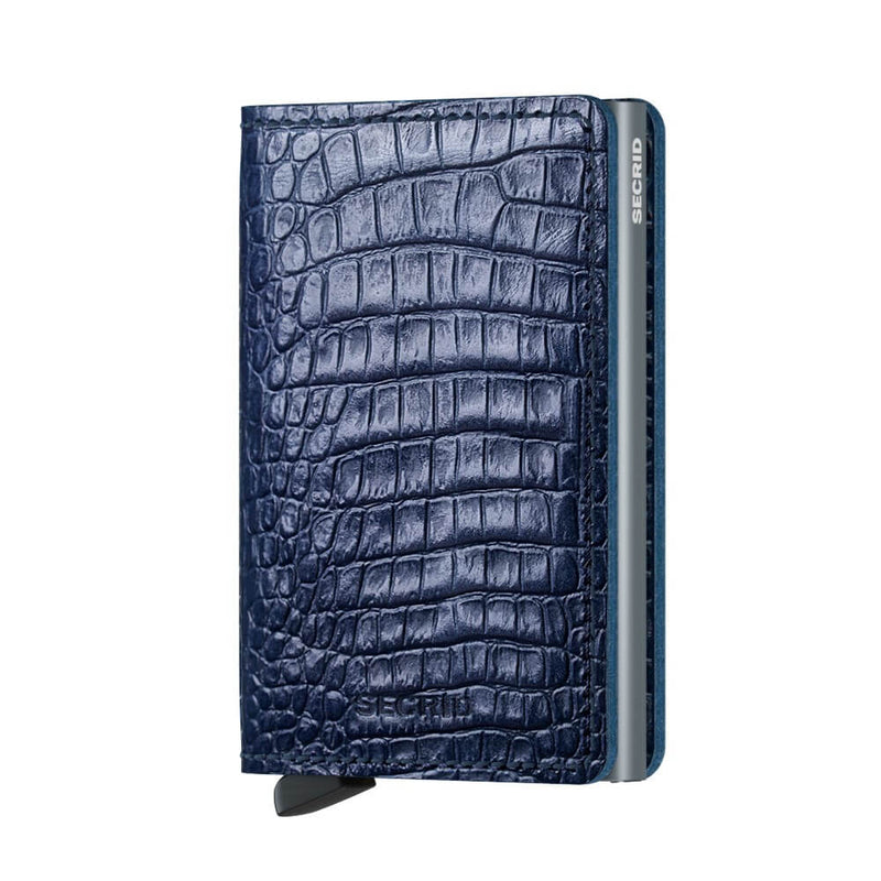 Secrid Slimwallet Nile in Blue front