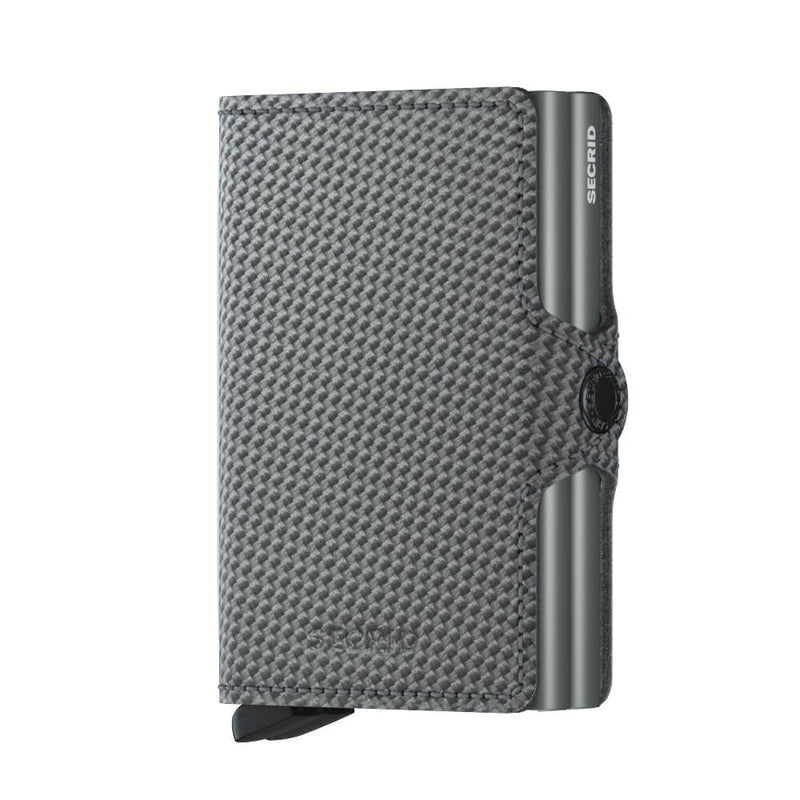 Secrid Twinwallet Carbon in Cool Grey front