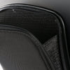 TecknoMonster Akille Pocket Aluminum Carry-On in Black front flap