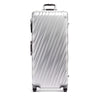 TUMI 19 Degree Aluminum Rolling Trunk in silver front