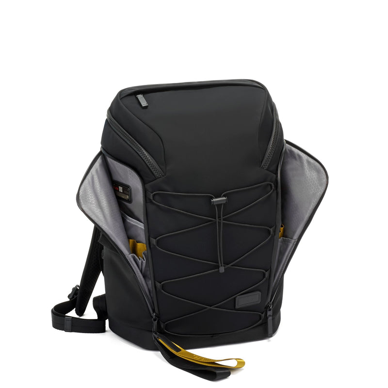 TUMI Tahoe Valley Active Backpack in Black side pockets