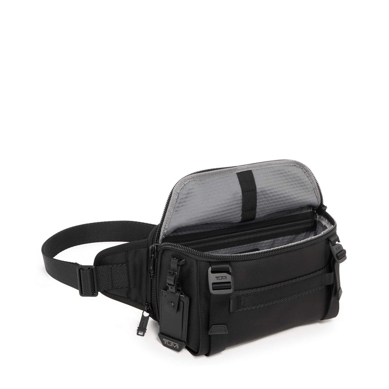 TUMI Bravo Platoon Sling in Black open