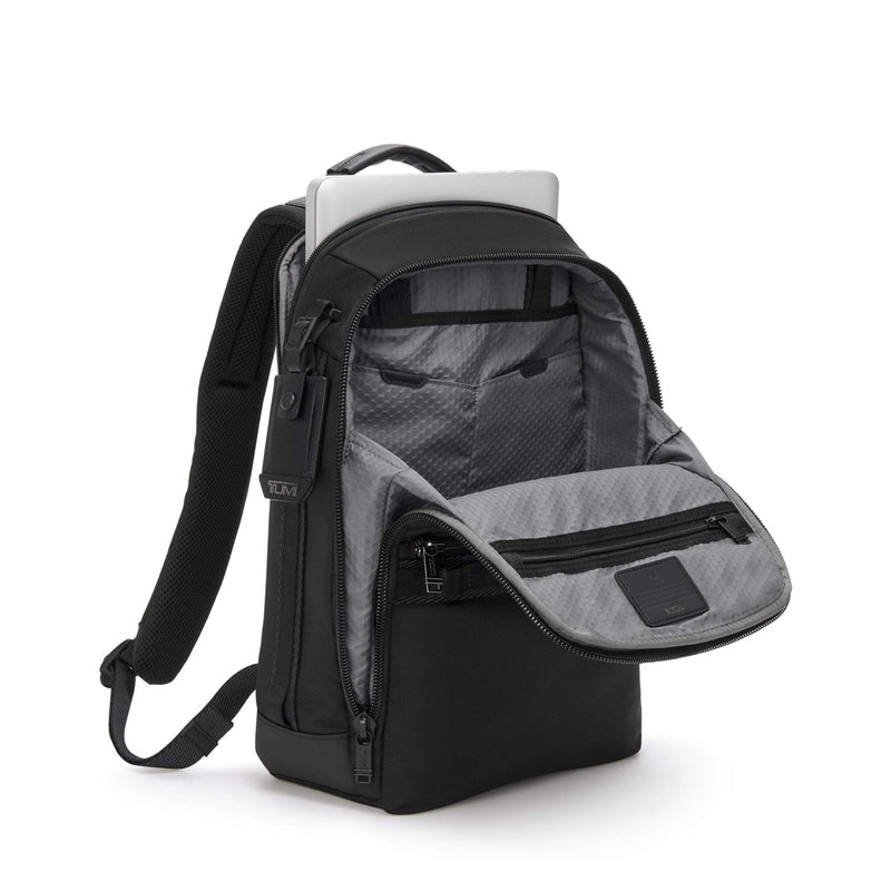TUMI Alpha Bravo Dynamic Backpack in black inside