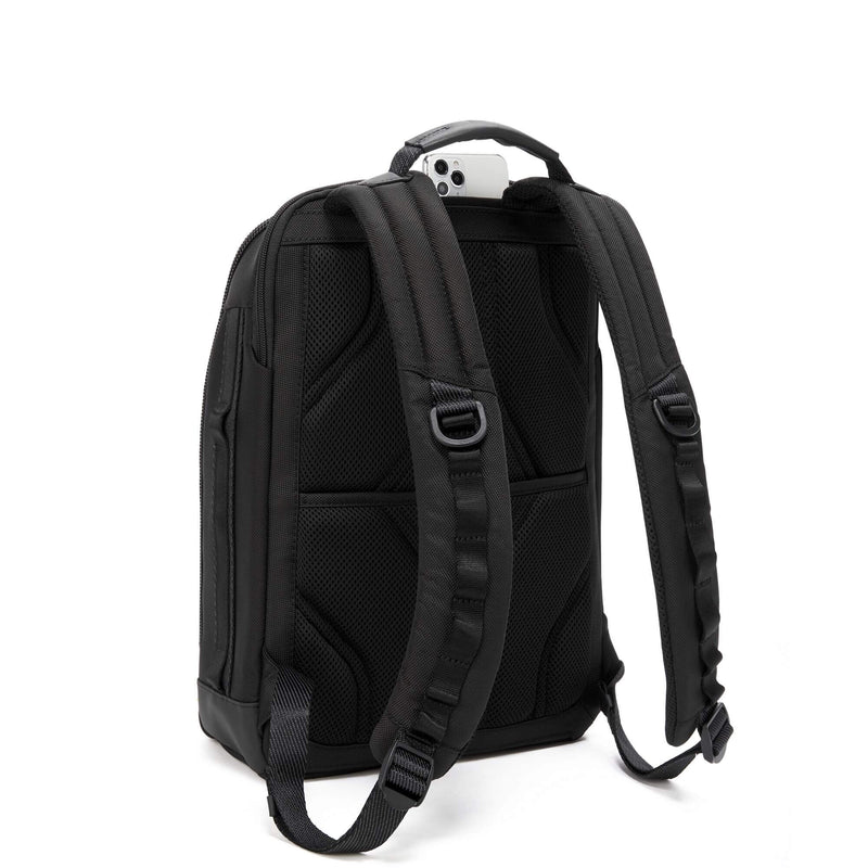 TUMI Alpha Bravo Dynamic Backpack in black back