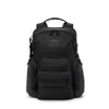 TUMI+ Small Modular Pouch in black on backpack