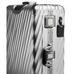 TUMI 19 Degree Aluminum Extended Trip Packing Case in Silver side view